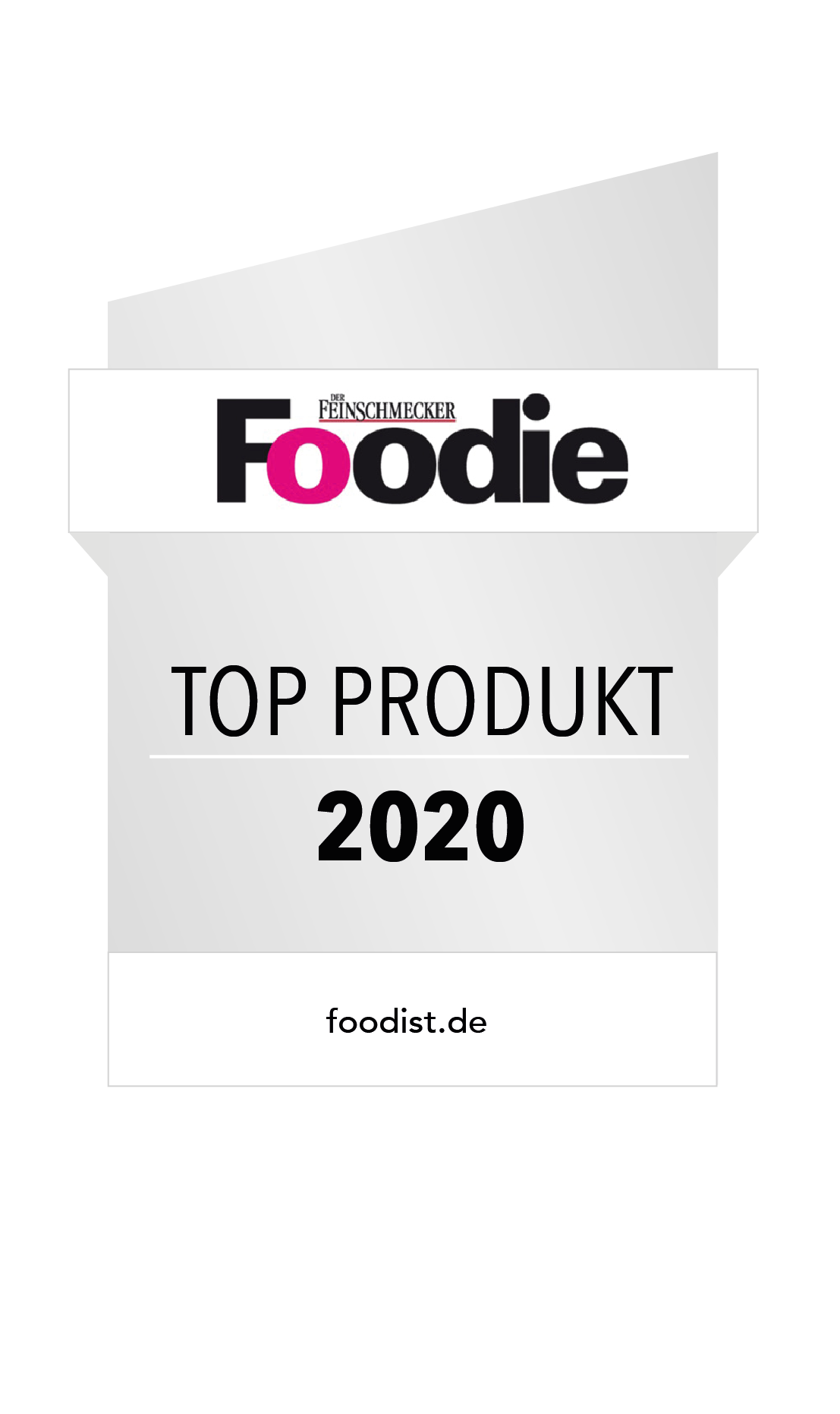 Foodie Top Produkt 2020 Logo