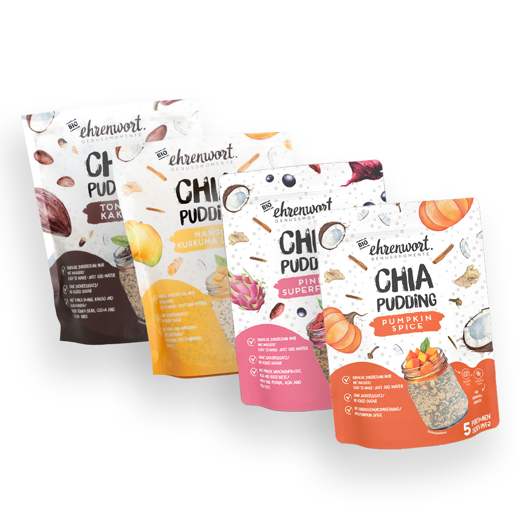 BIO Chia Pudding 4er Set