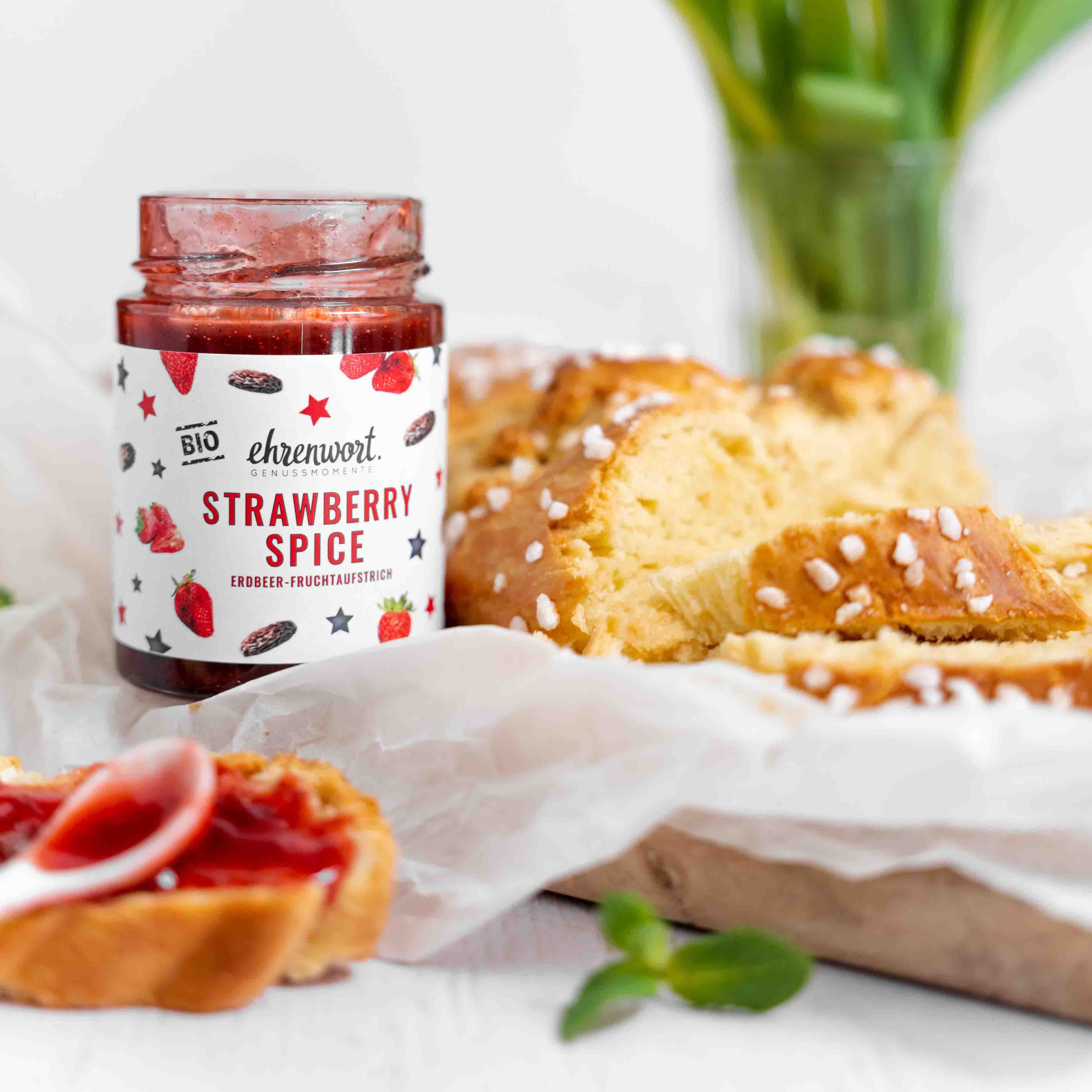 BIO Strawberry Spice Erdbeer-Fruchtaufstrich